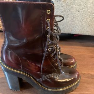 Doc Marten heeled boots